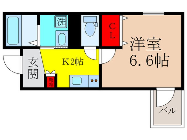 グラシアスコート荒本の物件間取画像